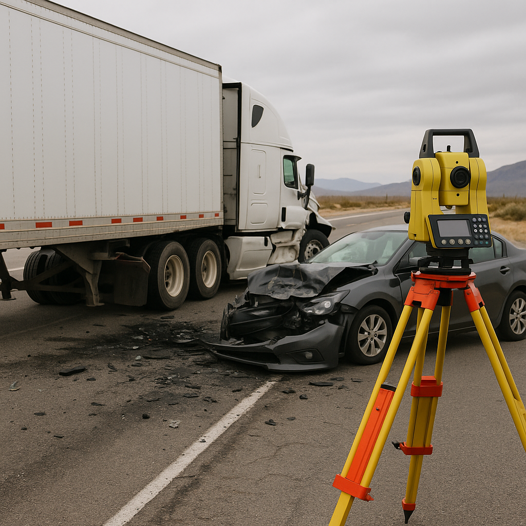 crash reconstruction methods Nevada truck crashes illustration for Crash reconstruction methods used in Nevada truck crashes