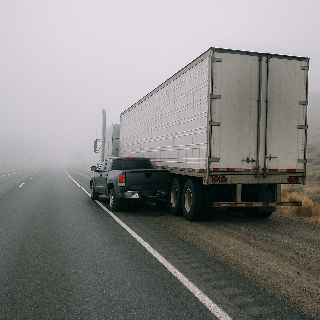 fog affects Reno trucking accidents illustration for How fog affects Reno area trucking accidents