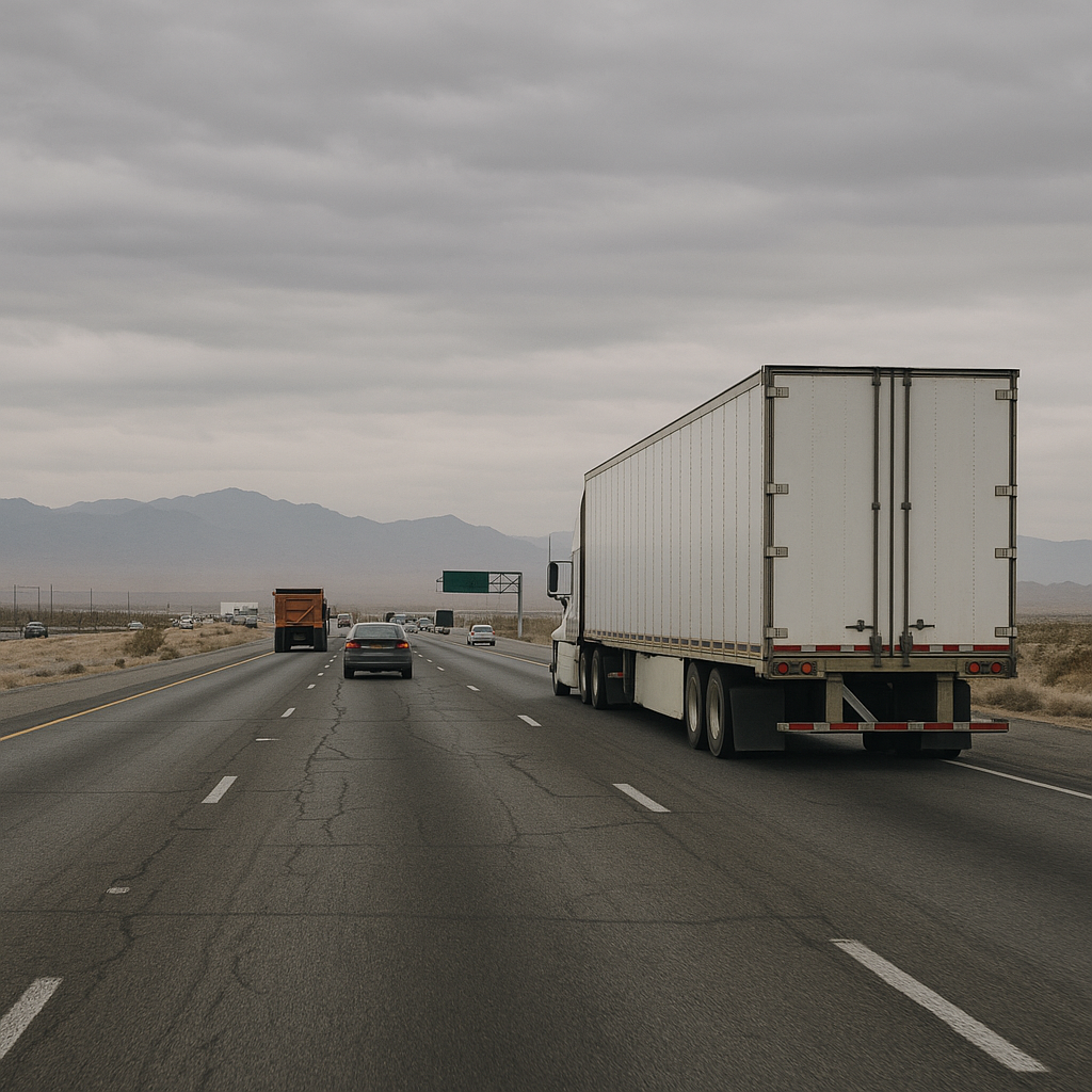 Illustration of How Nevada freight traffic influences accident trends