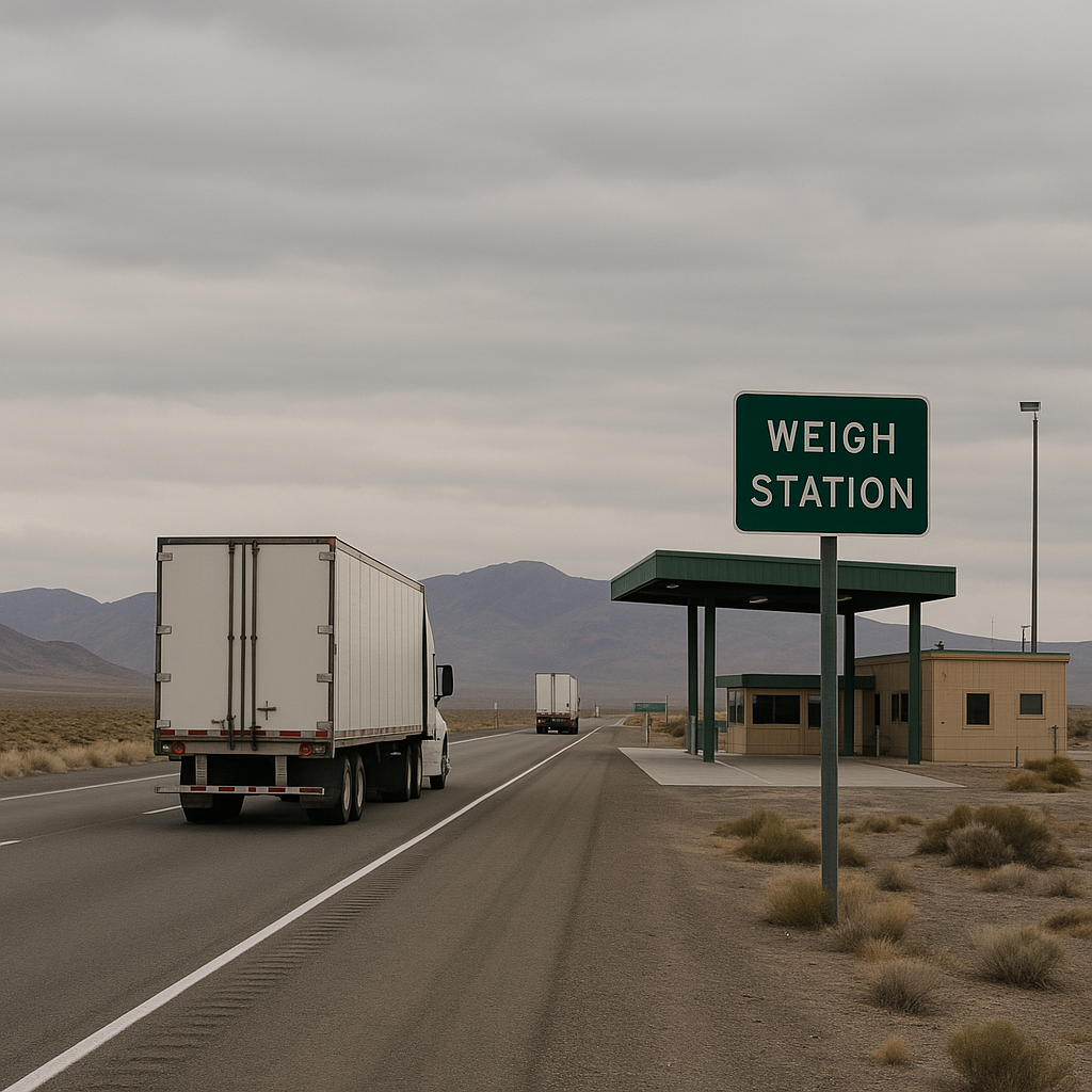 Nevada weigh stations influence freight corridors illustration for How NV weigh stations influence freight corridors