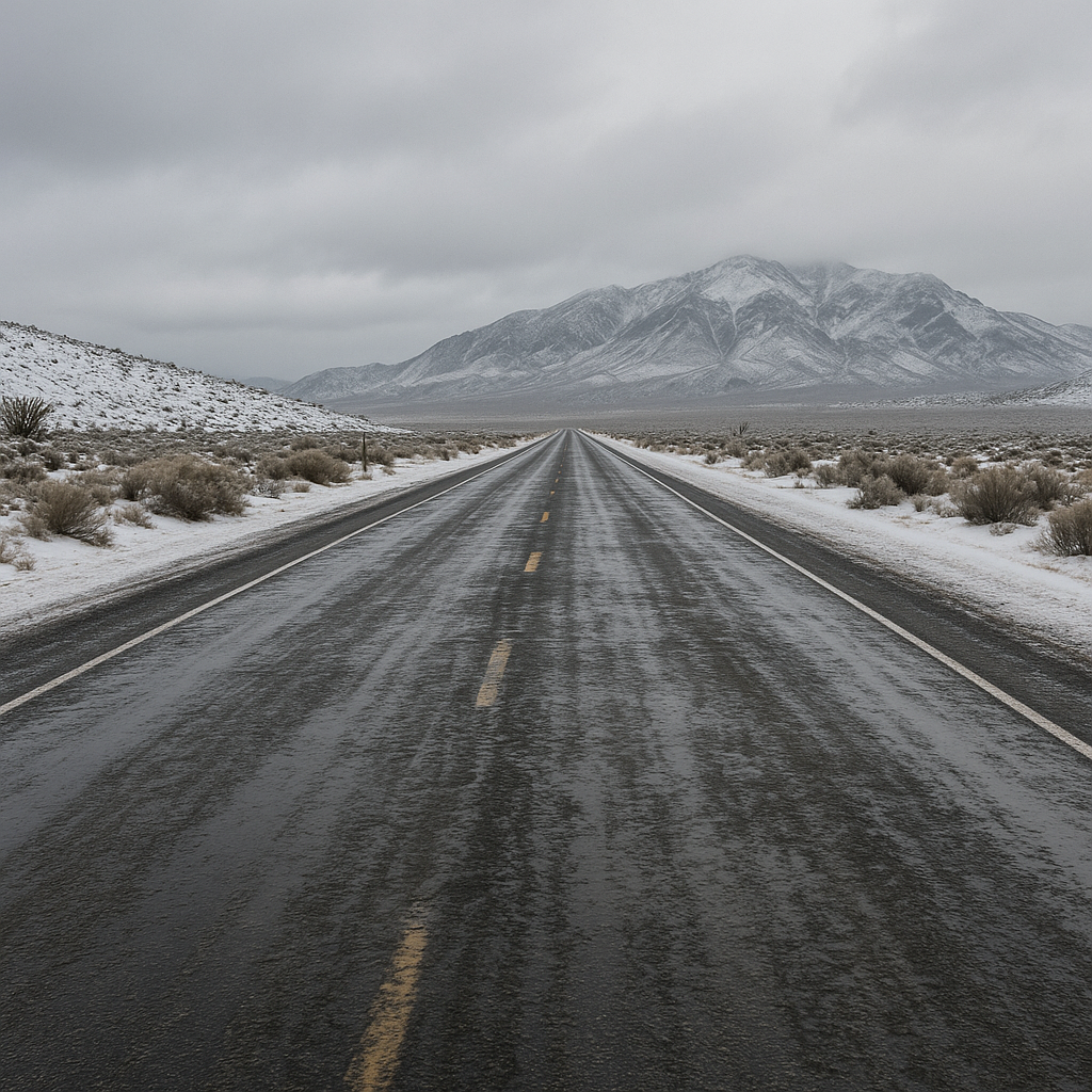 weather impacts road friction Nevada illustration for How weather impacts road friction in Nevada