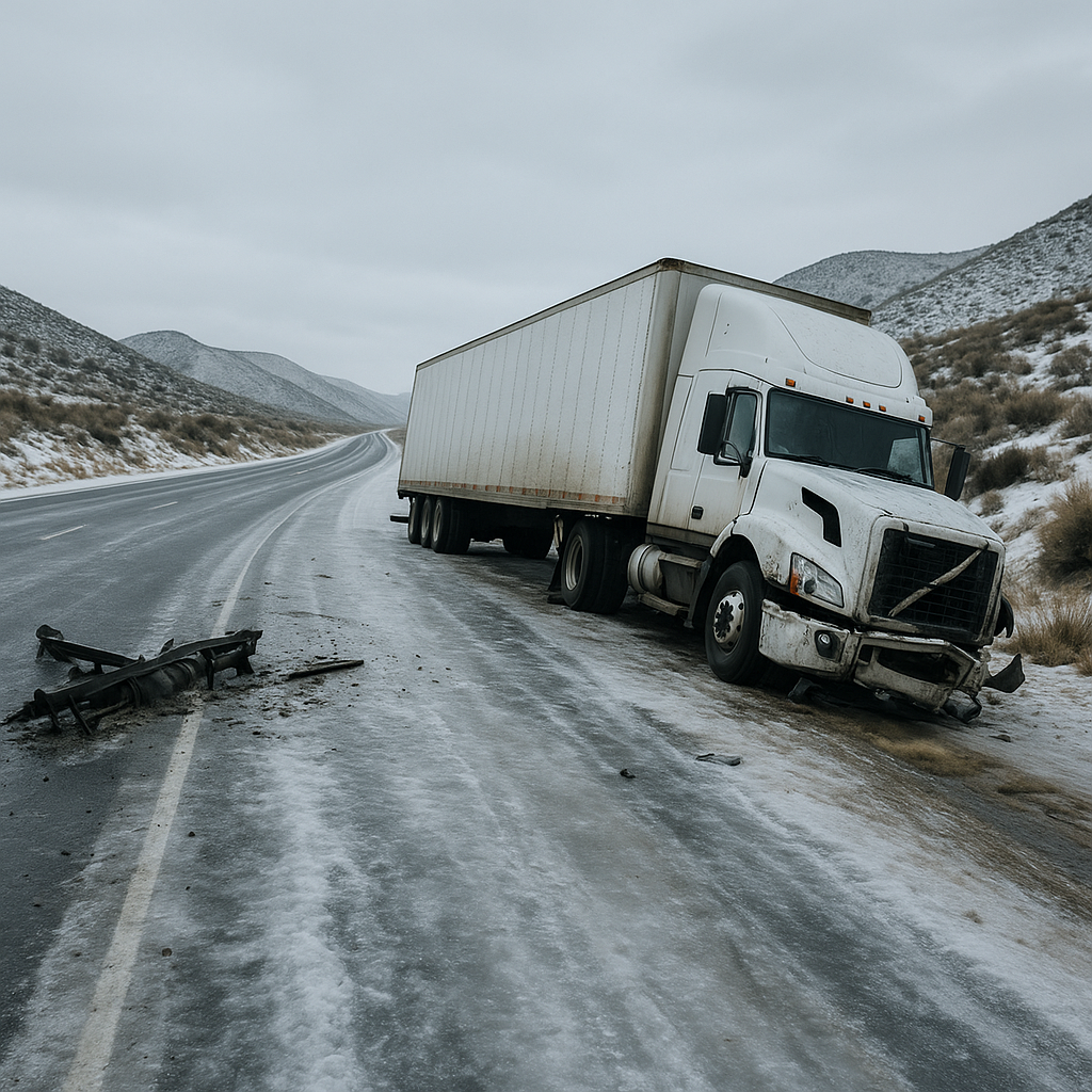 ice related truck crashes Nevada illustration for Ice related truck crashes in Nevada