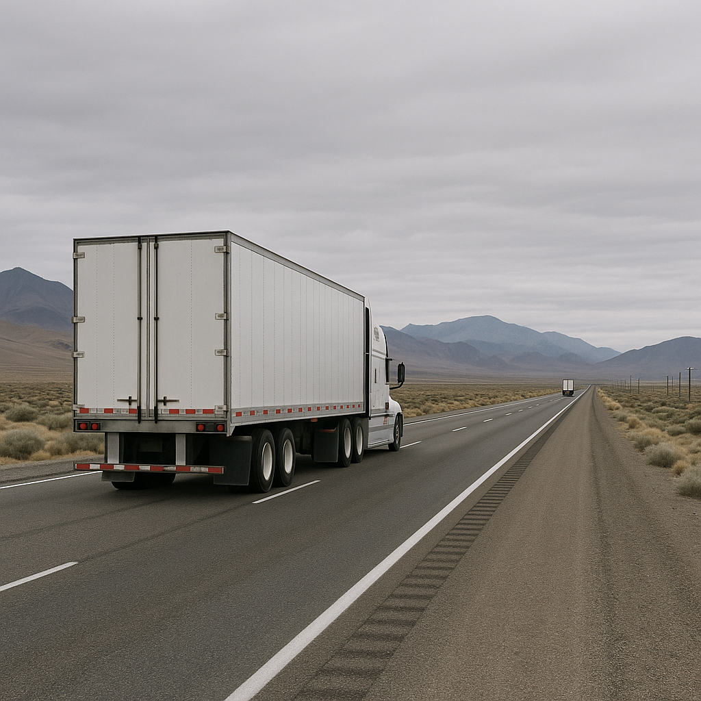 Illustration of Nevada commercial trucking corridors explained