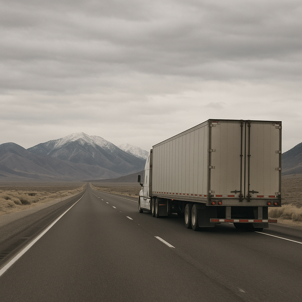 Nevada freight routes to Utah Mountain West illustration for Nevada freight routes to Utah and the Mountain West