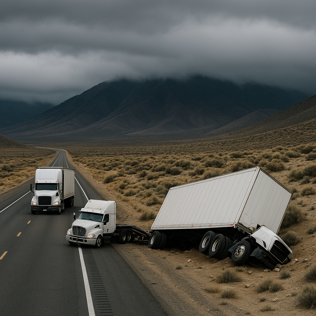Nevada microclimates trucking accident risk illustration for Nevada microclimates and trucking accident risk
