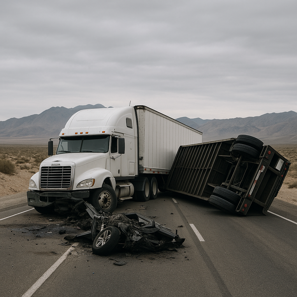 Nevada semi truck crash trend overview residents illustration for Nevada Semi Truck Crash Trend Overview for Residents