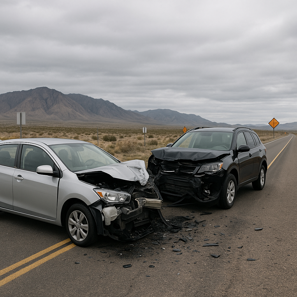 Illustration of Nevada SR-1 crash report process explained