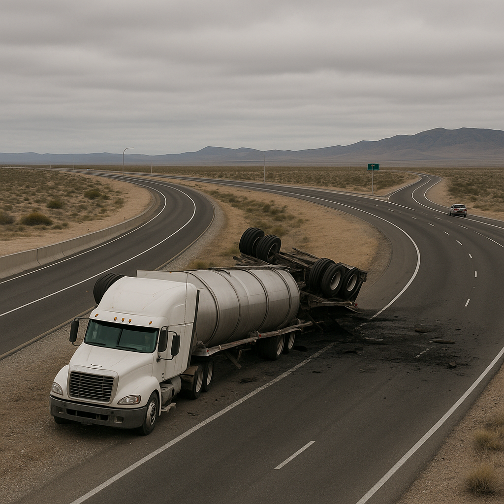 Illustration of Nevada truck crash patterns involving on ramps: Key insights into Nevada truck crash patterns on ramps