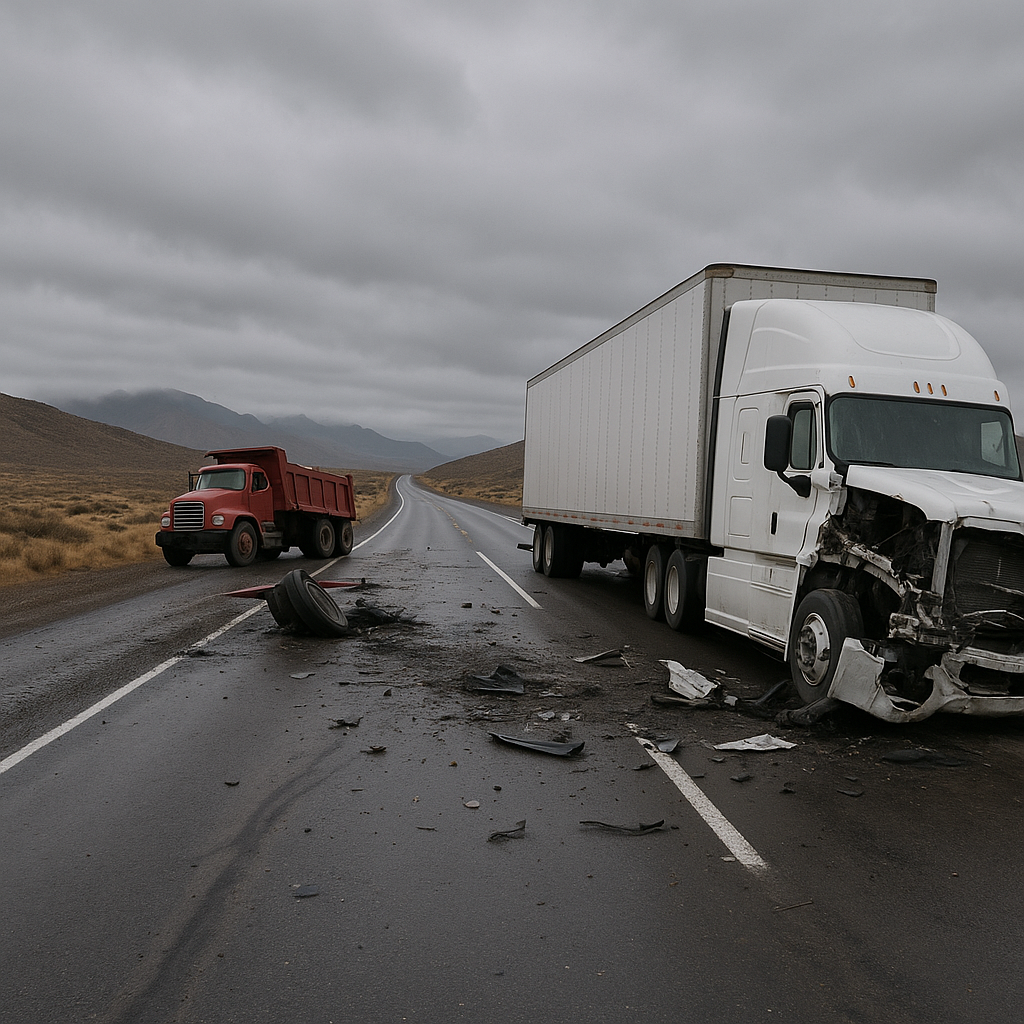 Illustration of Nevada Truck Crash Patterns Weather Conditions: Analyzing the Impact of Weather on Truck Accidents