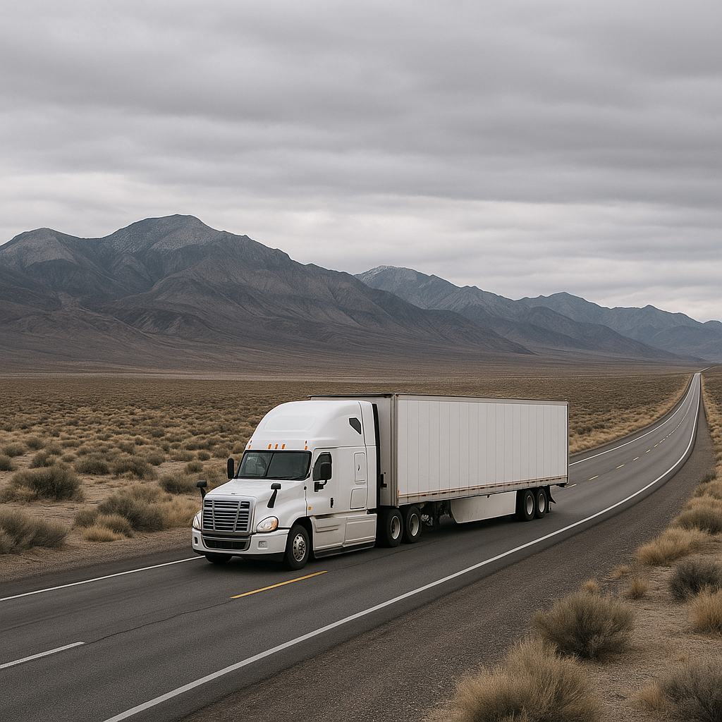 Nevada trucking corridors drivers should know illustration for Nevada trucking corridors every driver should know