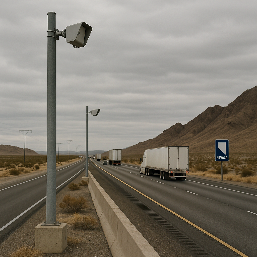 traffic sensors freight corridor analytics Nevada illustration for Traffic sensors and freight corridor analytics in Nevada
