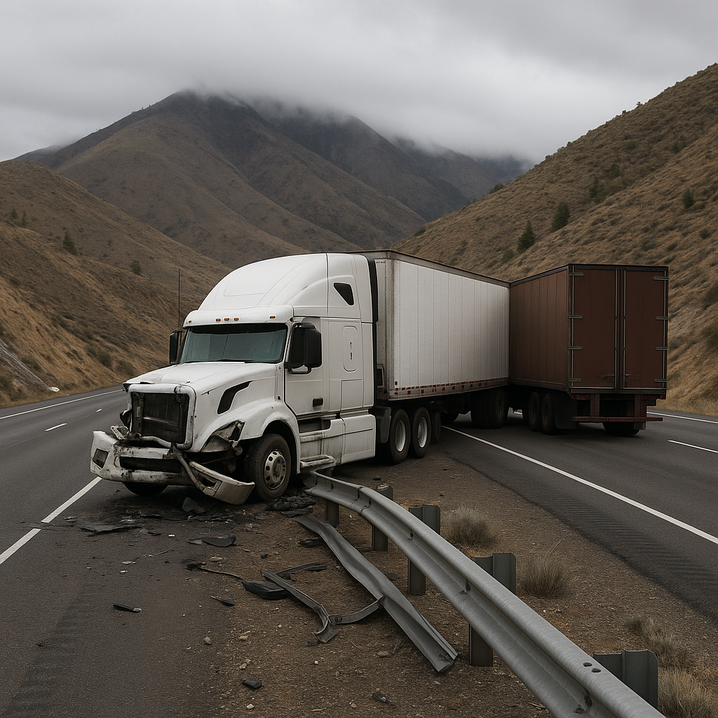 Nevada mountain grade truck accidents illustration for Truck accident hotspots near Nevada mountain grades