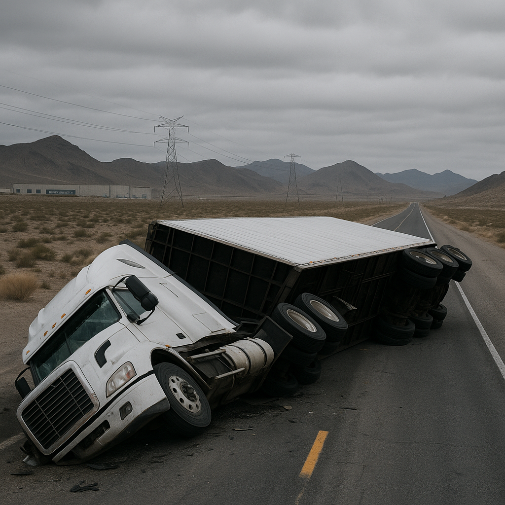 Apex Nevada truck accidents illustration for Truck accidents near Apex Nevada industrial corridor