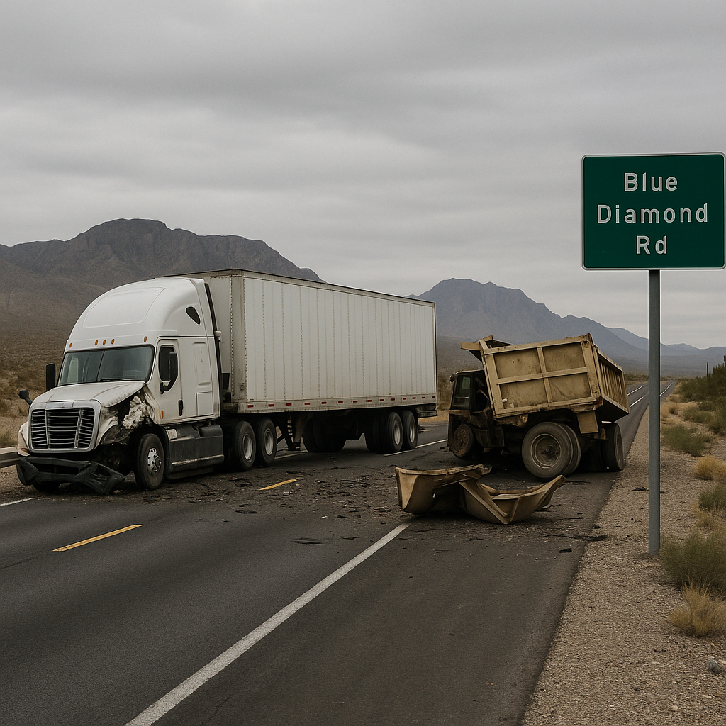 Blue Diamond Road truck accidents illustration for Truck accidents near Blue Diamond Road