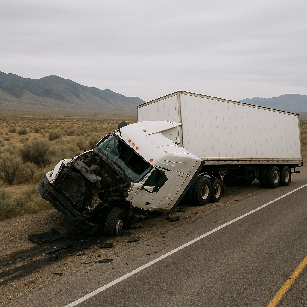 Great Basin highway truck accidents illustration for Truck accidents near Great Basin highway corridors