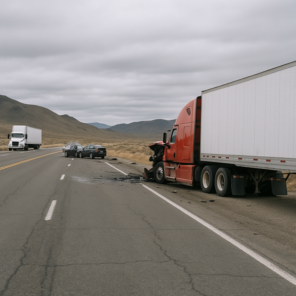freight corridors repeat crashes Nevada illustration for Why certain freight corridors see repeat crashes