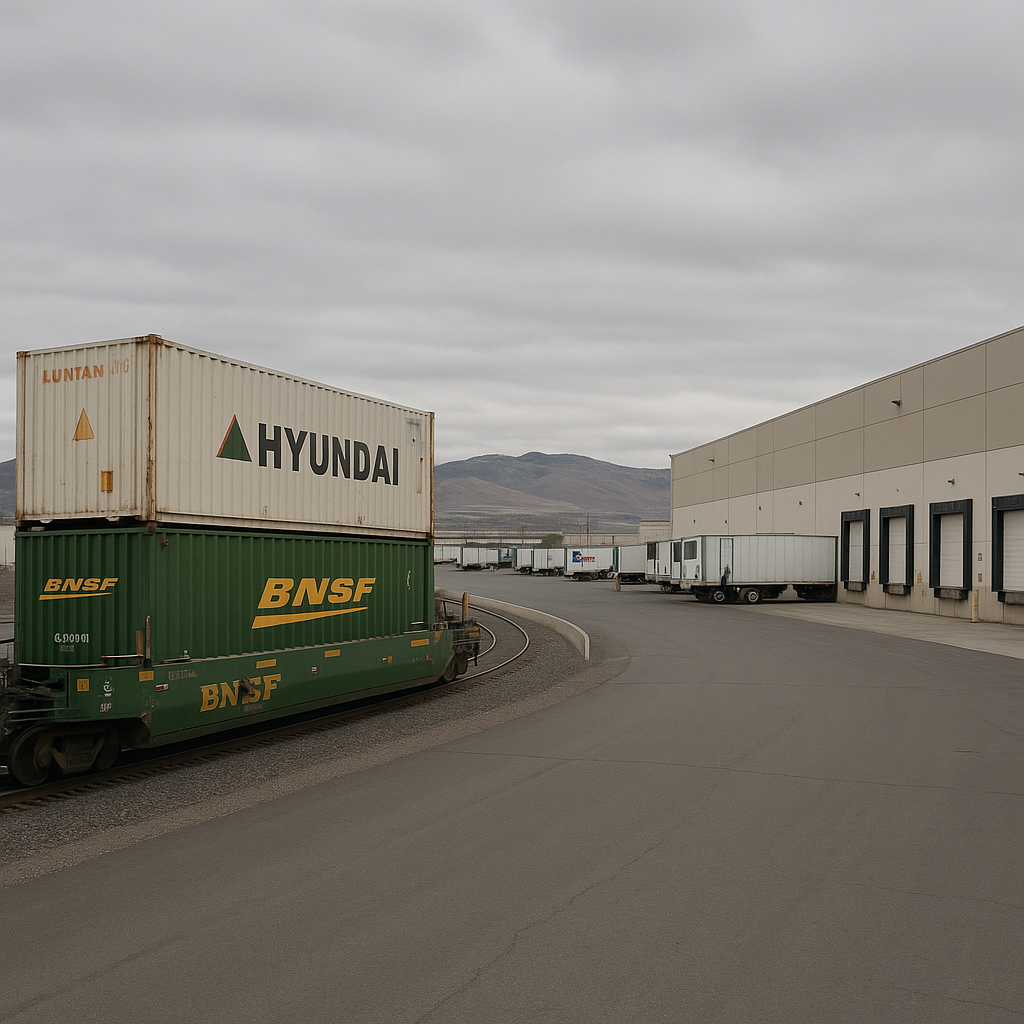 Reno Sparks logistics hub illustration for Why Reno Sparks is a logistics hub