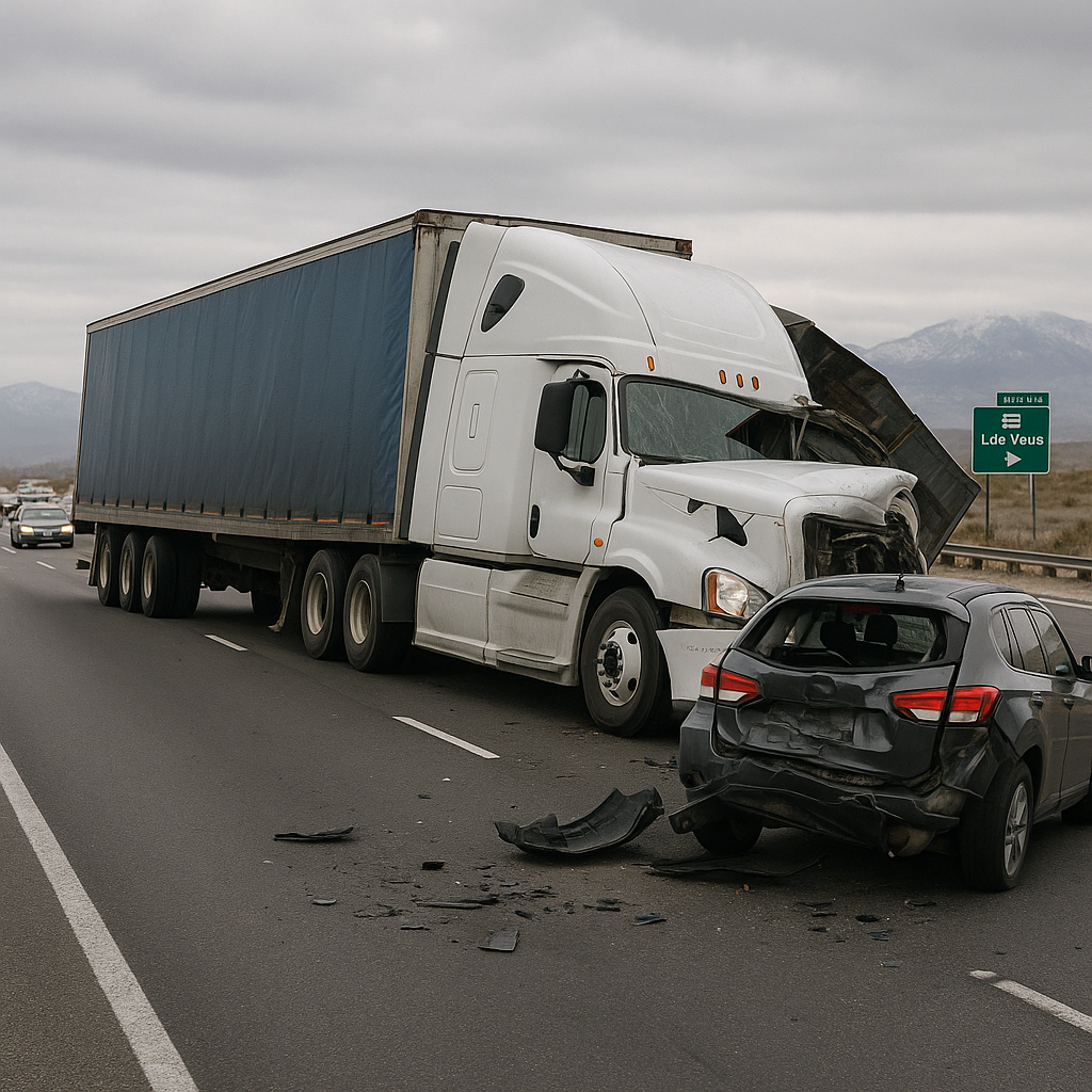 truck crashes worse holiday travel Nevada illustration for Are truck crashes worse during holiday travel in Nevada