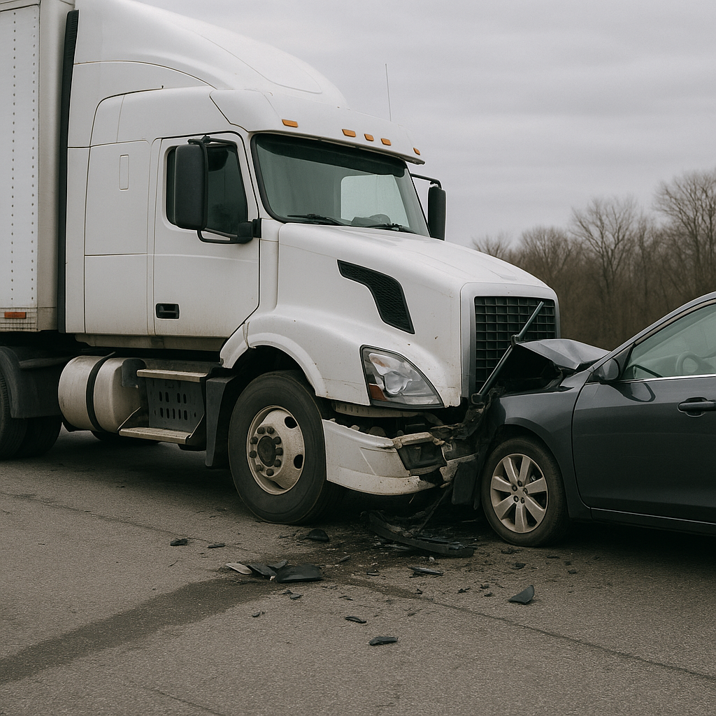 Illustration of Can trucking companies delete crash footage
