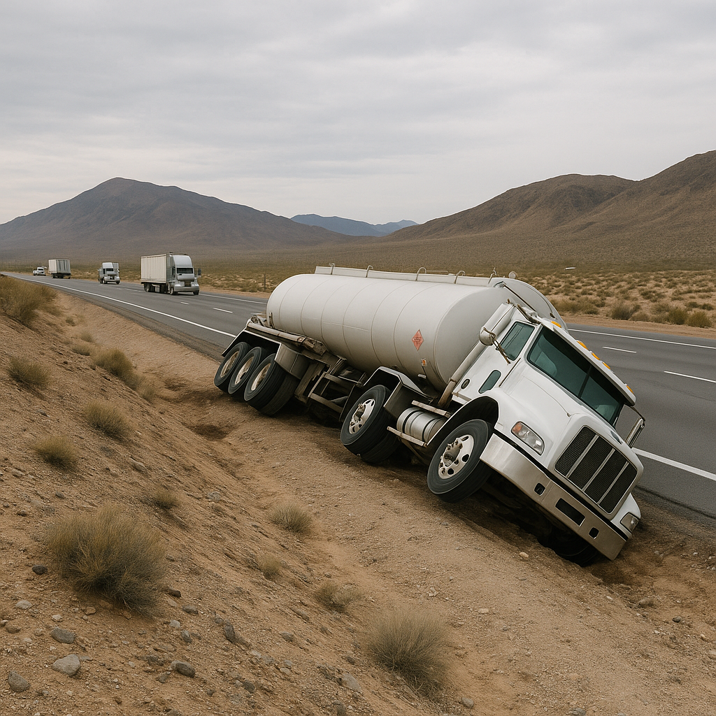 hazmat truck accidents Nevada common illustration for How common are hazmat truck accidents in Nevada