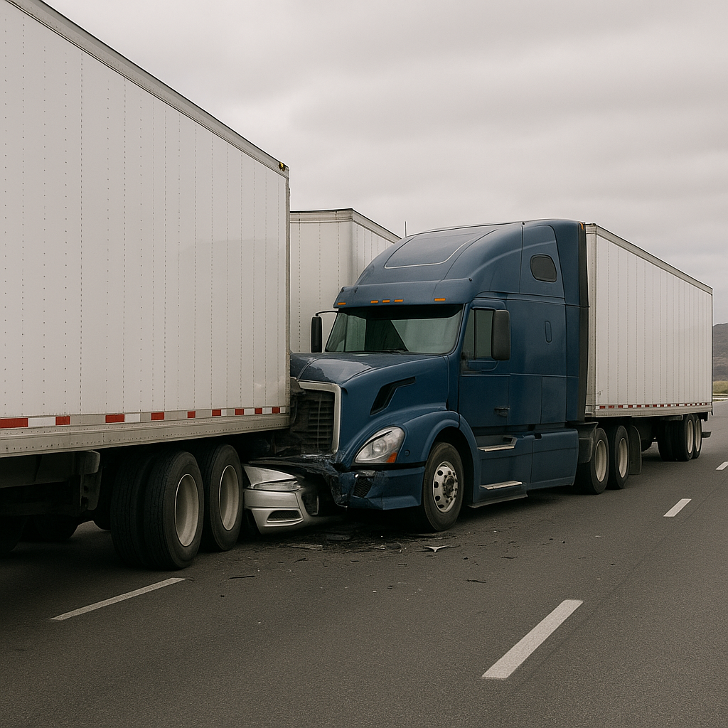 merging semi truck crashes Nevada common illustration for How common are merging semi truck crashes in Nevada