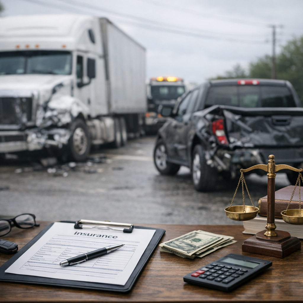 coverage dispute truck accident insurance illustration for How Coverage Disputes Arise in Truck Accident Cases