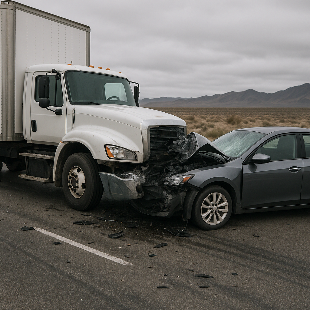 Illustration of How dangerous are Nevada truck accidents compared to car crashes