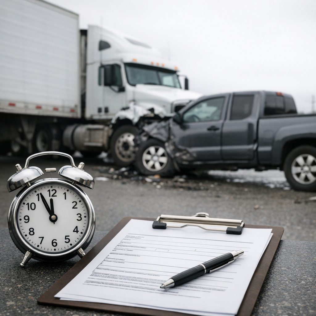claim deadlines truck accident insurance illustration for How Deadlines Affect Truck Accident Insurance Claims