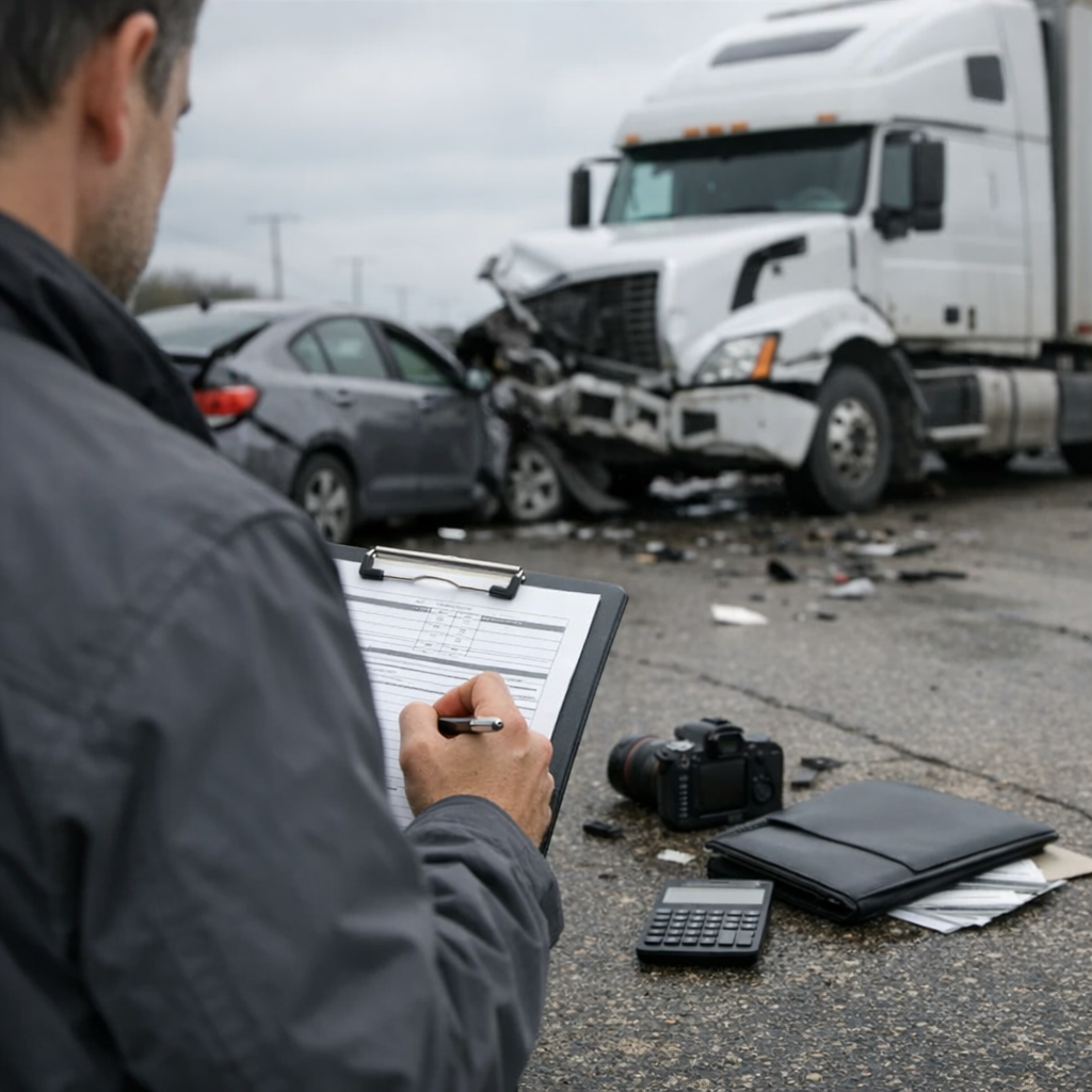 evaluate injury claim truck accident illustration for How insurance companies evaluate injury claims after truck accidents