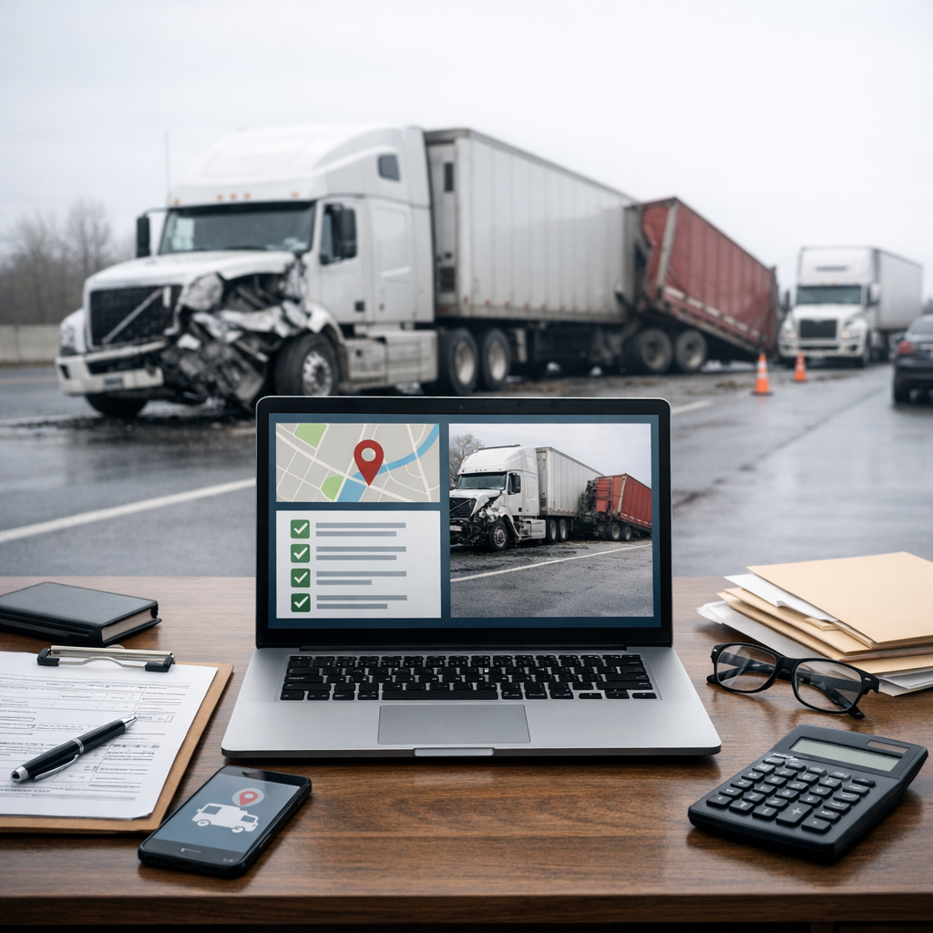 track claim truck accident insurance illustration for How Insurance Companies Track Truck Accident Claims