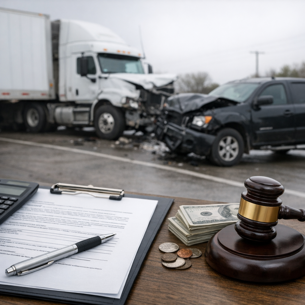 liens truck accident settlement illustration for How Liens Affect Truck Accident Insurance Settlements
