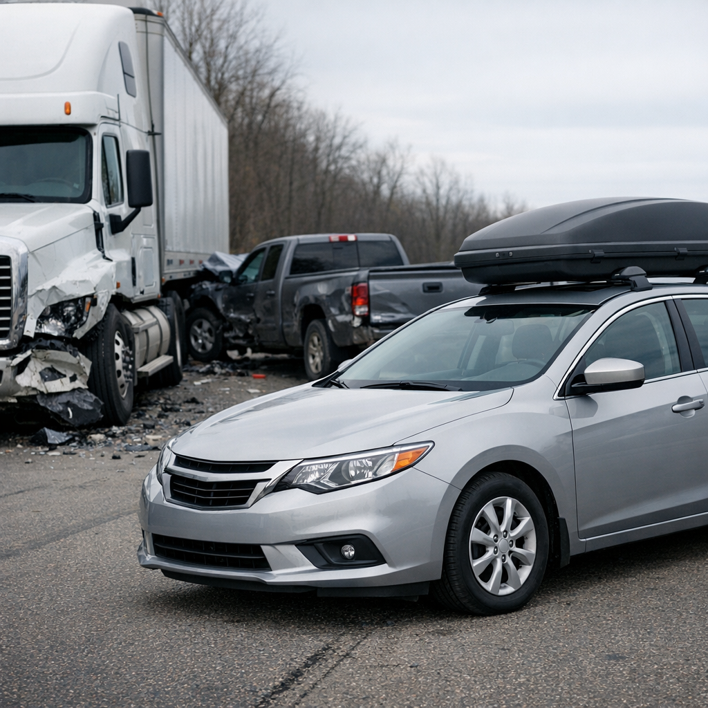 rental coverage truck accident illustration for How Rental Coverage Works After a Truck Accident