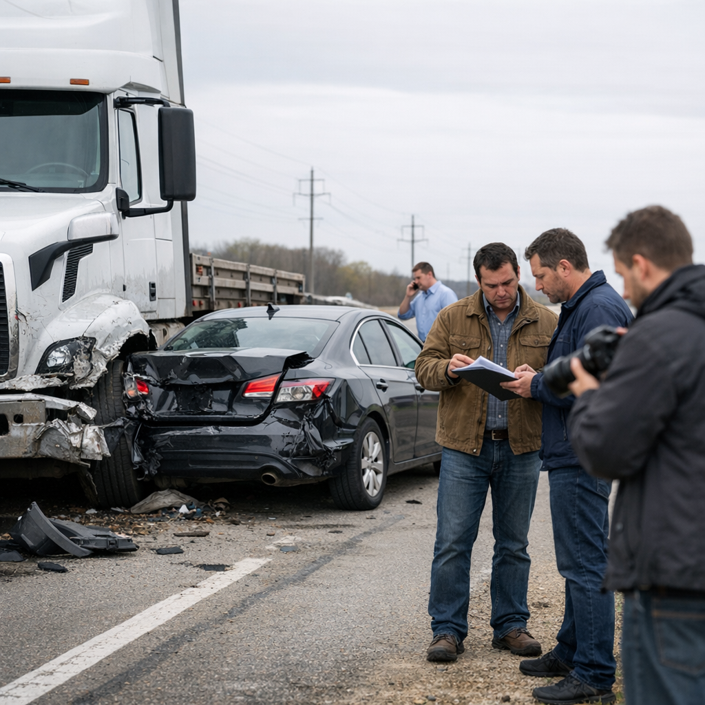 third party claim truck accident illustration for How Third Party Claims Work in Truck Accident Cases