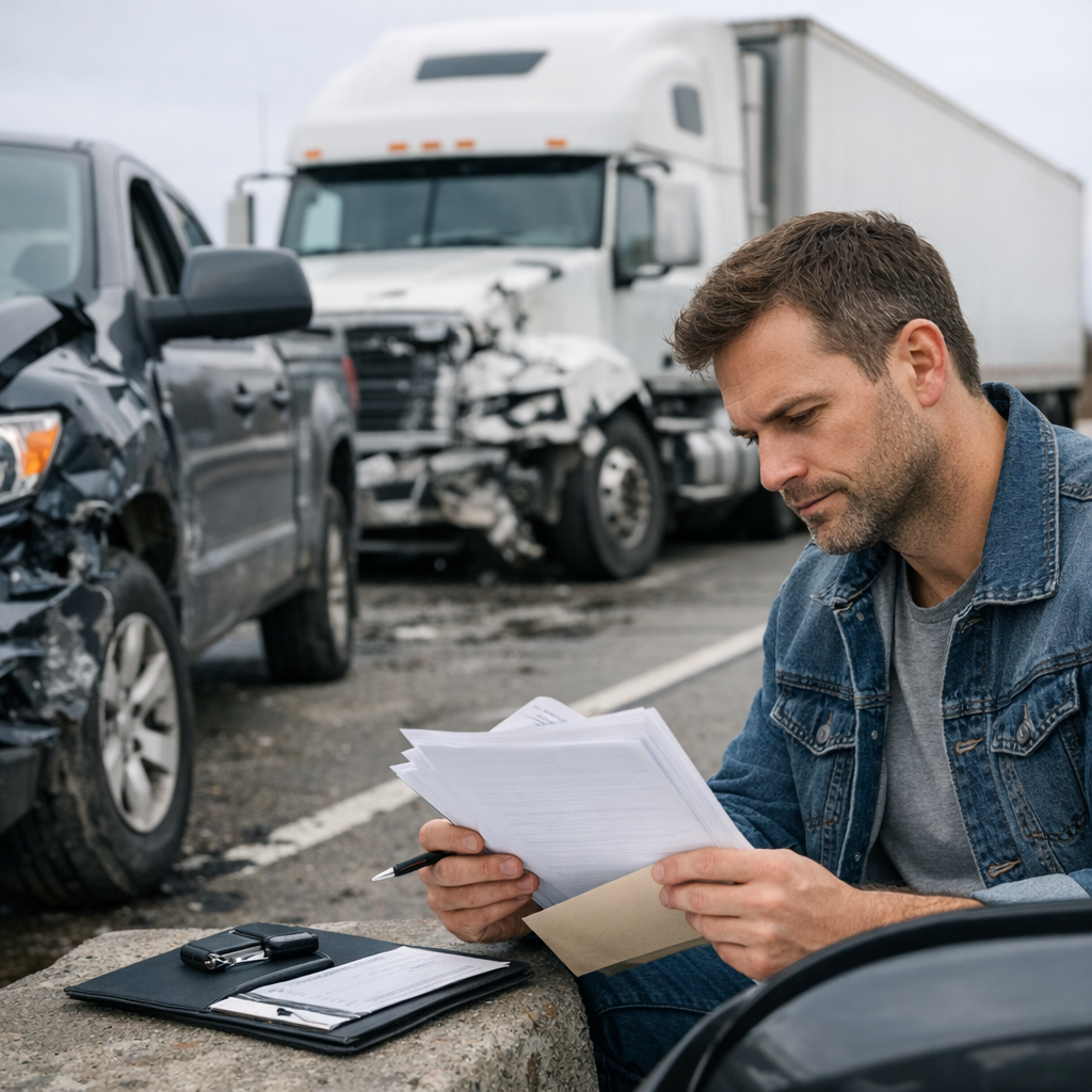 after settlement truck accident insurance illustration for What Happens After Accepting an Insurance Settlement