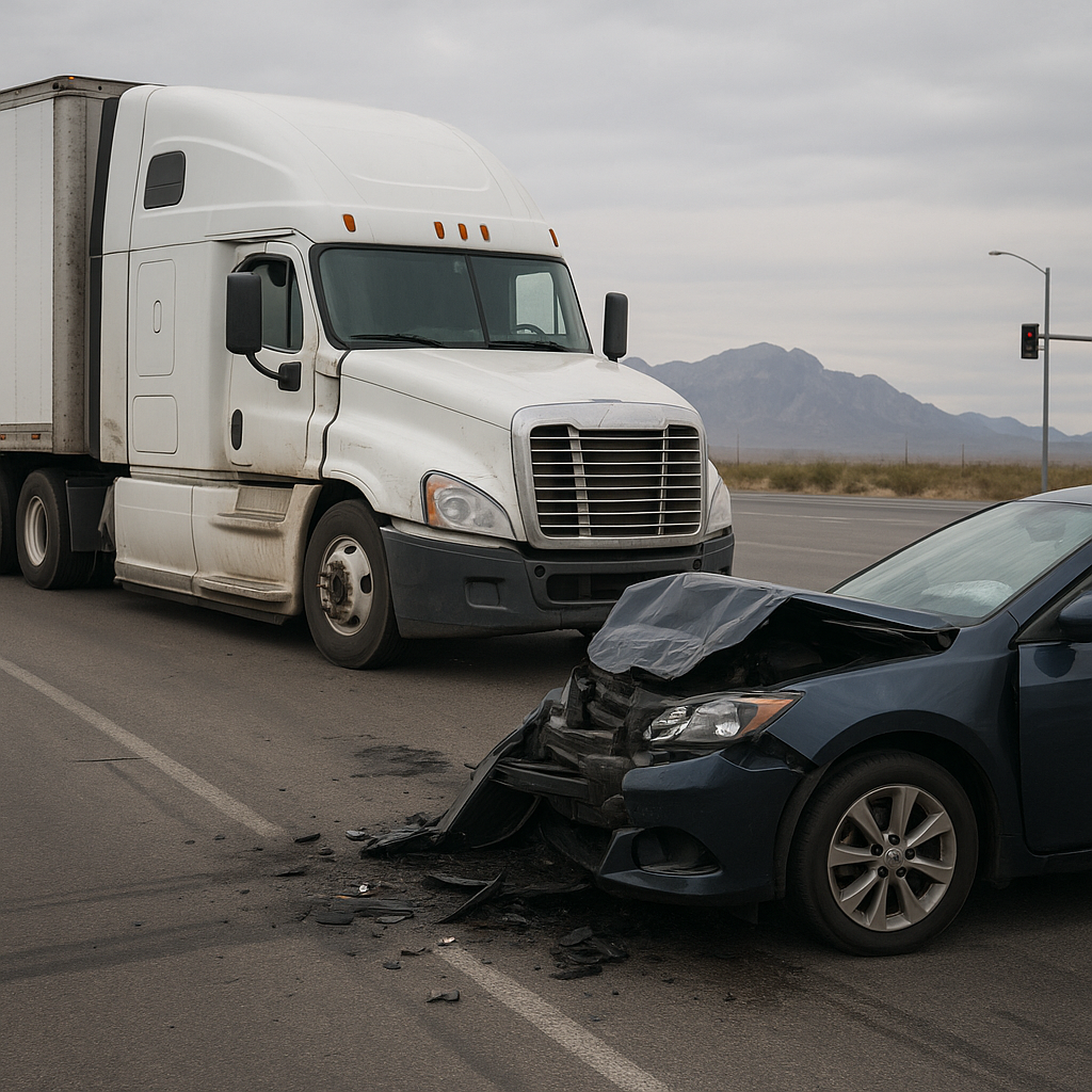 truck driver lies crash report Nevada illustration for What if the truck driver lies in the crash report