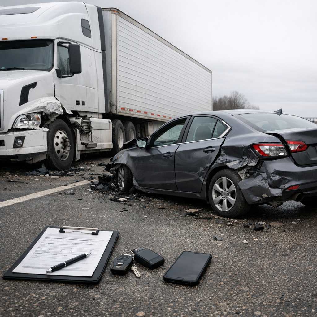 truck accident insurance coverage illustration for What insurance covers in truck accidents