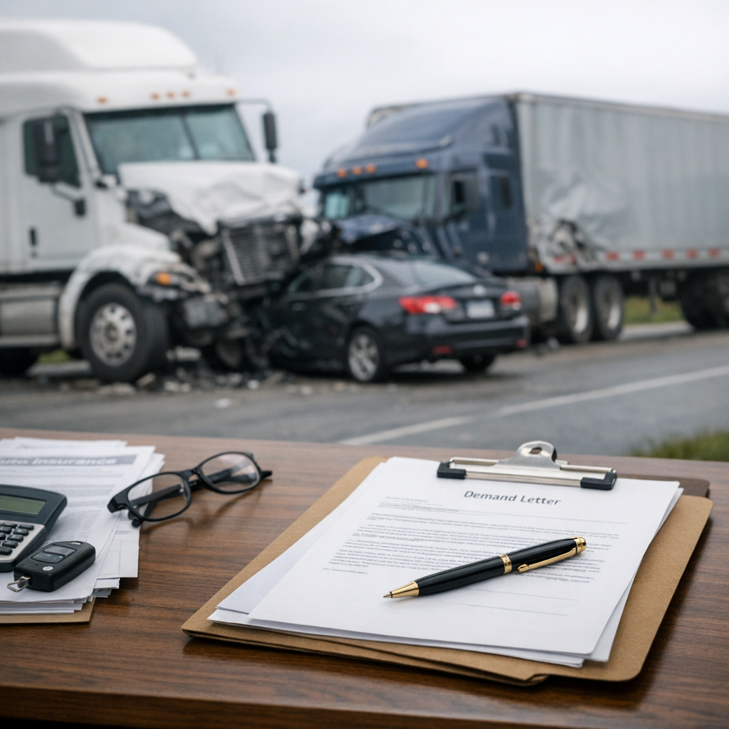 demand letter truck accident insurance illustration for What is a Demand Letter in a Truck Accident Insurance Claim