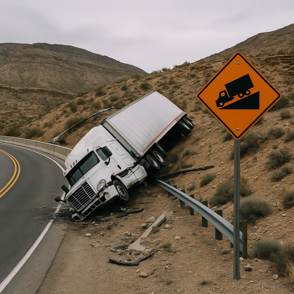 runaway truck accident Nevada illustration for What is a runaway truck accident in Nevada