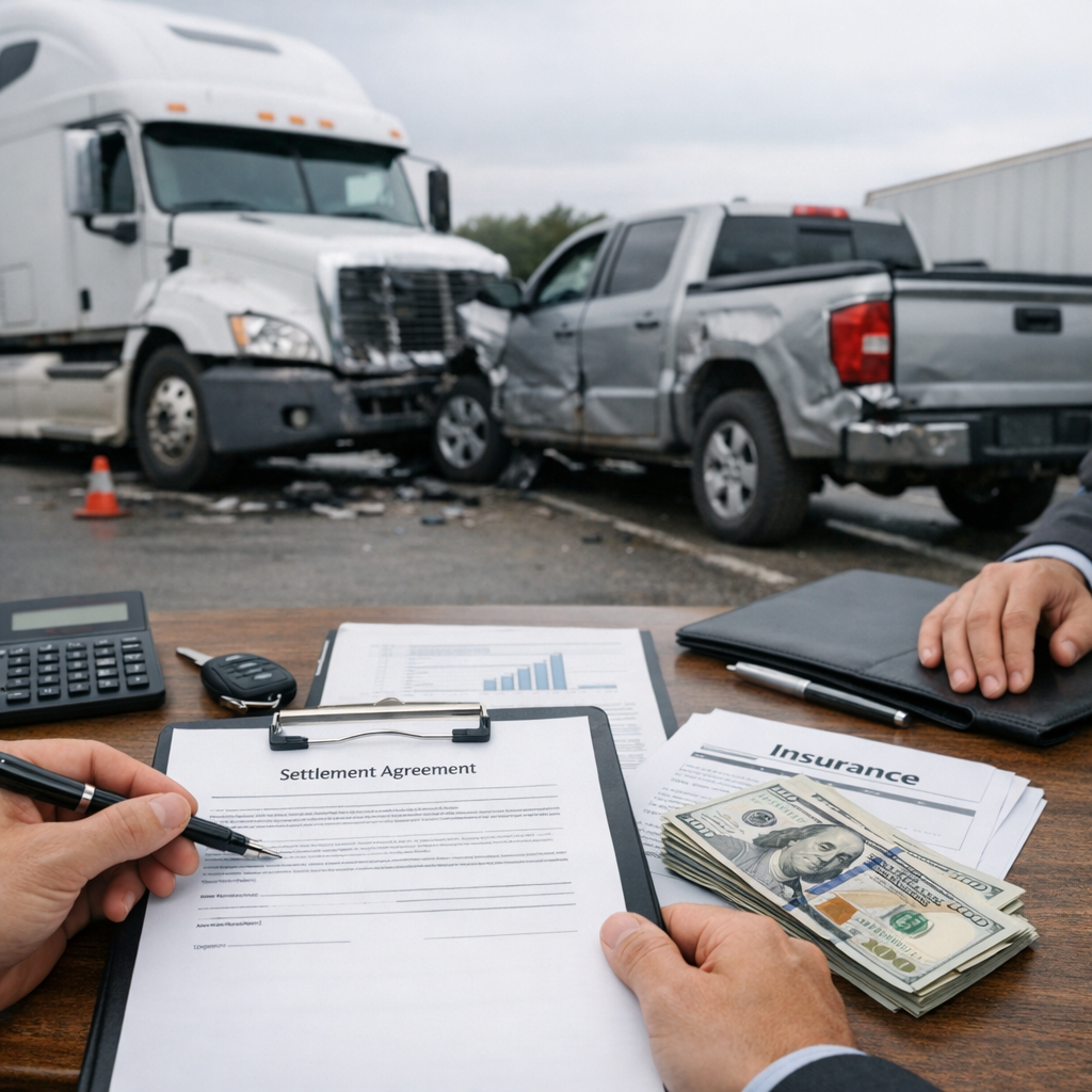 settlement agreement truck accident insurance illustration for What is claim settlement agreement in truck accident cases