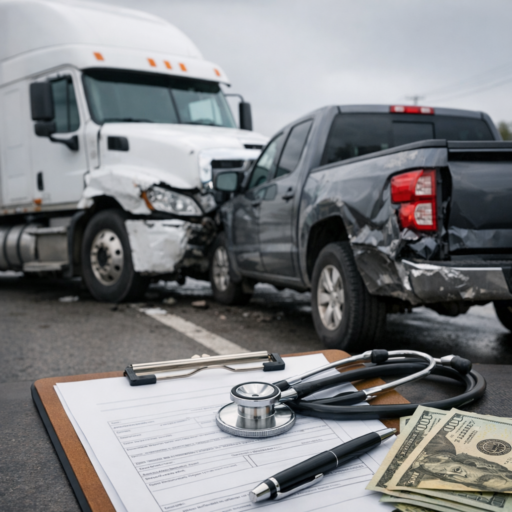 medpay truck accident insurance illustration for What is medical payments coverage in truck accidents