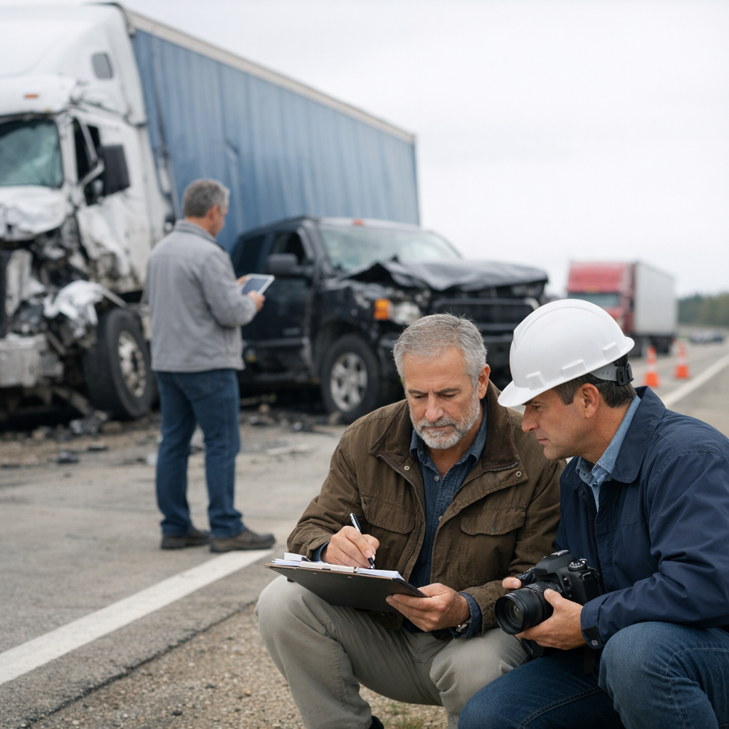expert opinion truck accident insurance illustration for What Role Expert Opinions Play in Insurance Claims