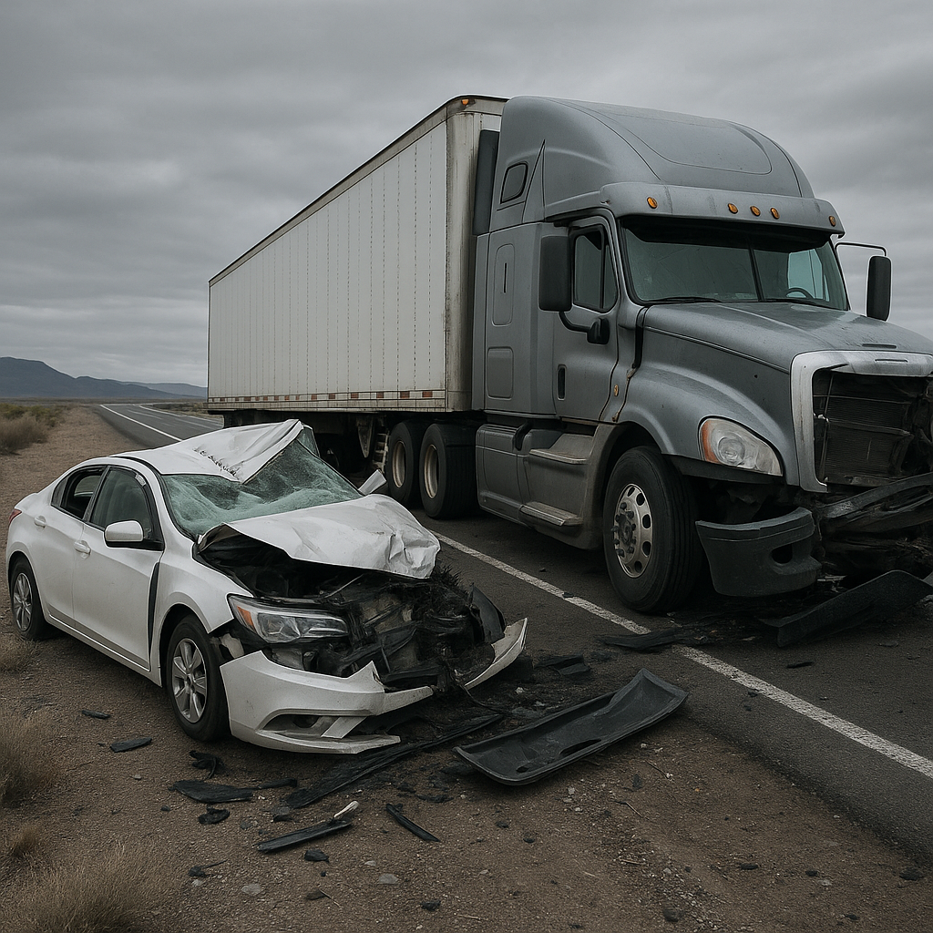 Nevada semi truck accidents catastrophic injuries illustration for Why do Nevada semi truck accidents cause catastrophic inju