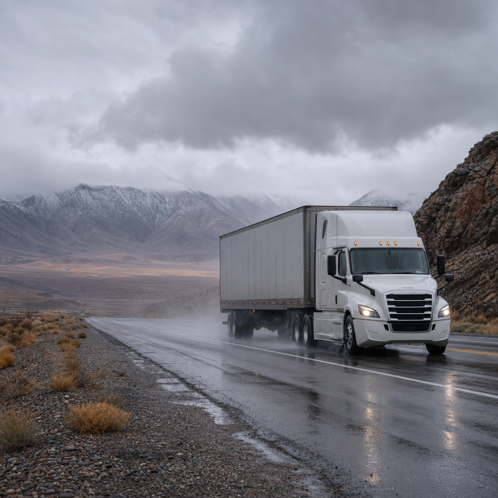 environmental factors Nevada truck crashes illustration for Environmental factors present during Nevada crashes